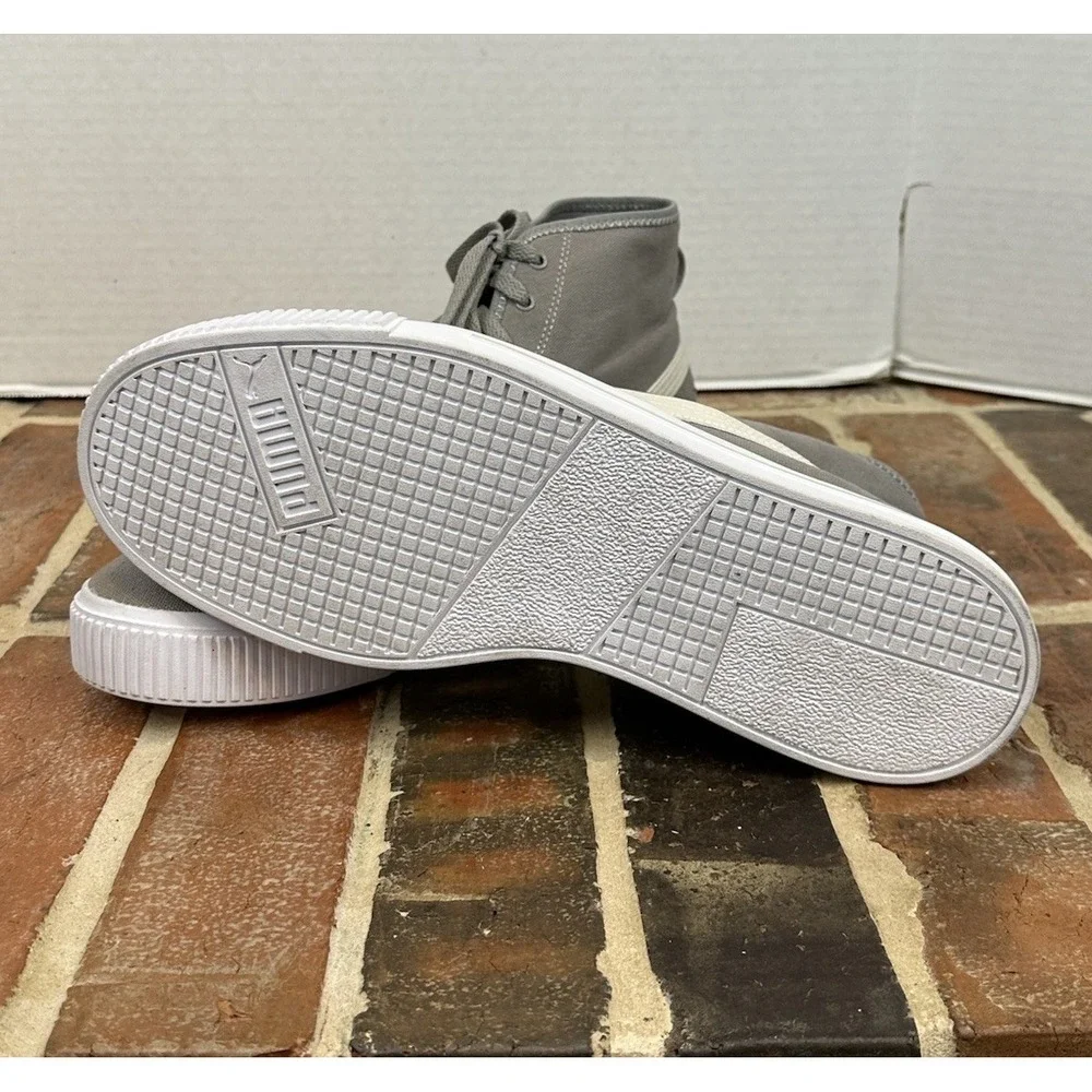 Puma Mens Ever Mid Top Gray Lace-Up Athletic Sneaker Shoes Men's Size 13‎